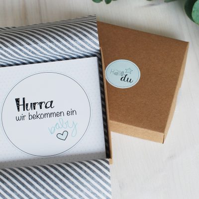 Hallo du · Schwangerschaft Meilensteinkarten