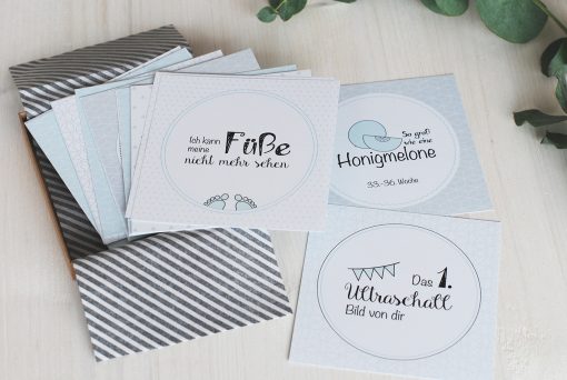 Hallo du · Schwangerschaft Meilensteinkarten – Bild 2