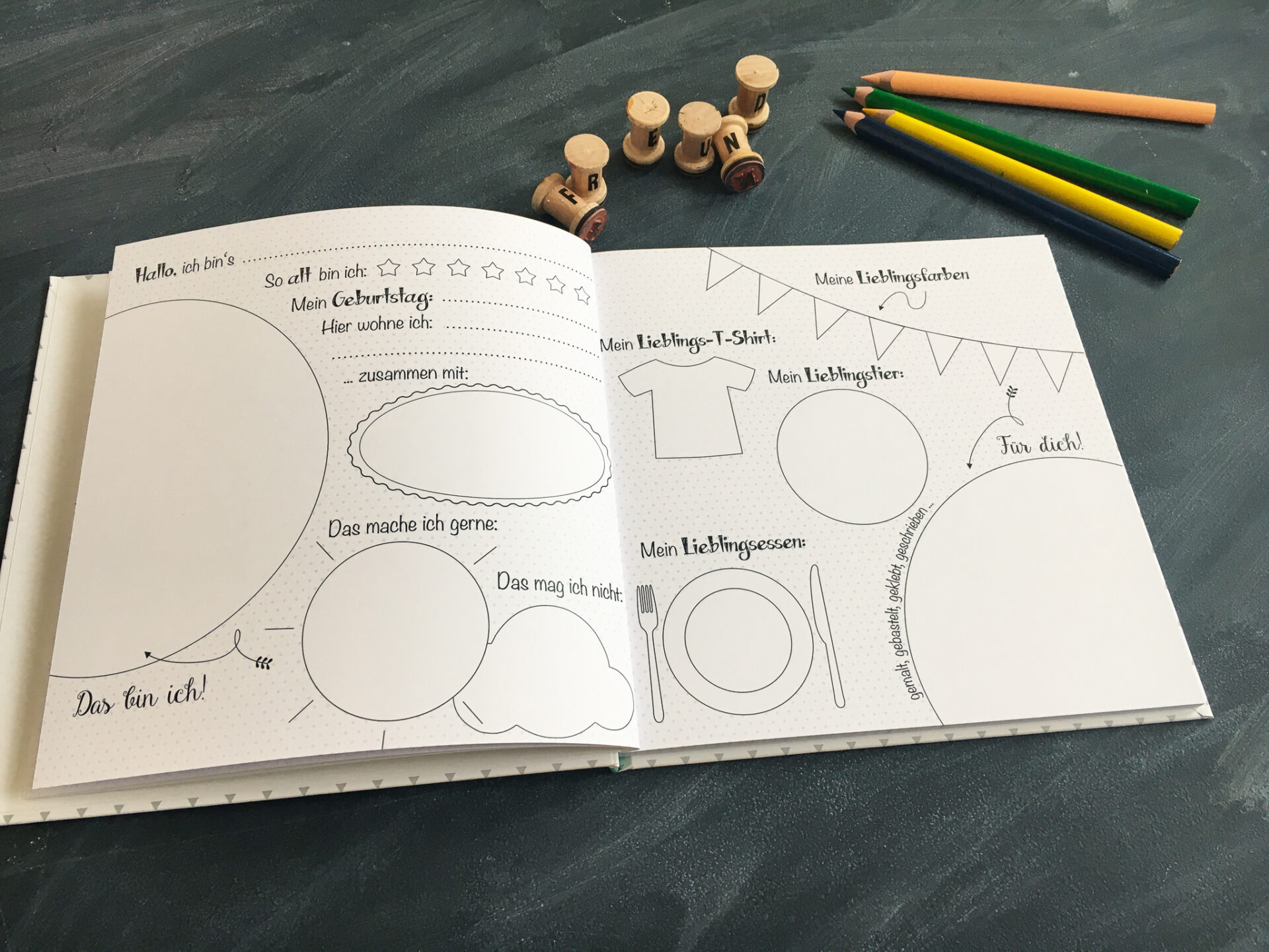 Mag warum so ich freundebuch dich Freundebuch Kindergarten