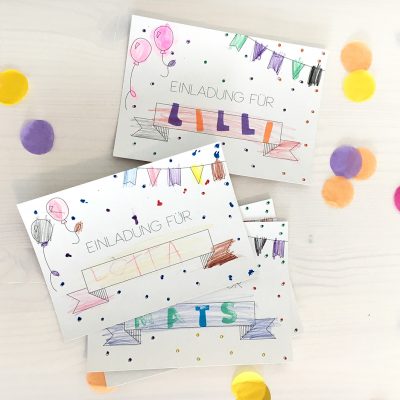 Einladungen zum Kindergeburtstag