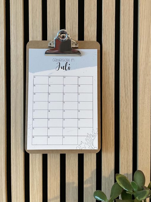 Geburtstagskalender · A5 · für jedes Jahr – Bild 4