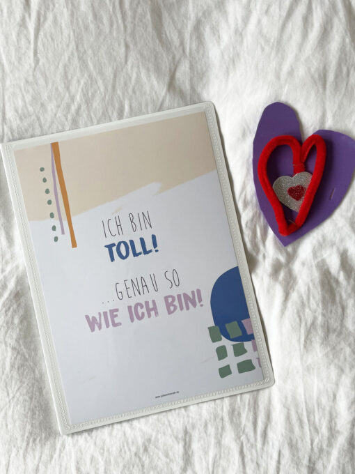 Zeugnismappe Affirmation