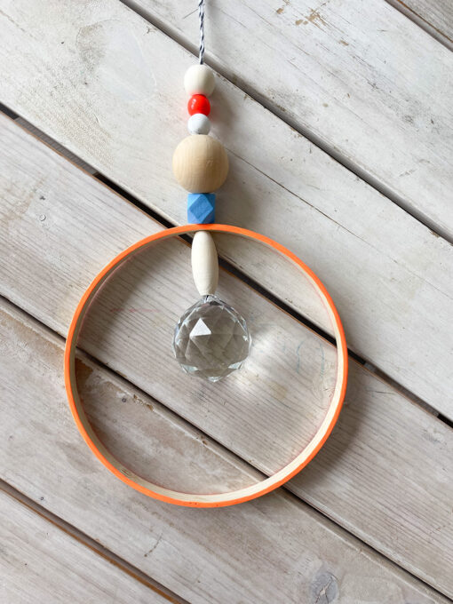 Suncatcher / Sonnenfänger NEON ORANGE – Bild 2