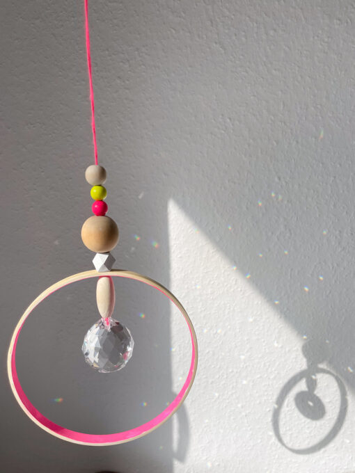 Suncatcher / Sonnenfänger NEON PINK – Bild 3