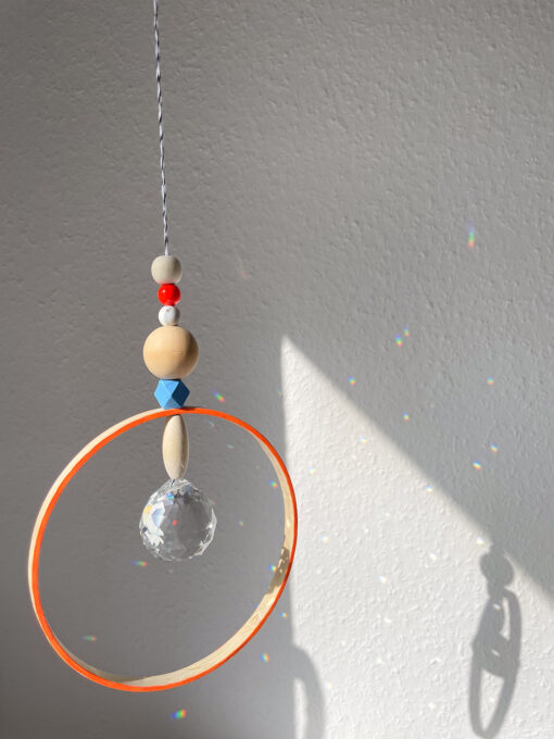 Suncatcher / Sonnenfänger NEON ORANGE – Bild 3