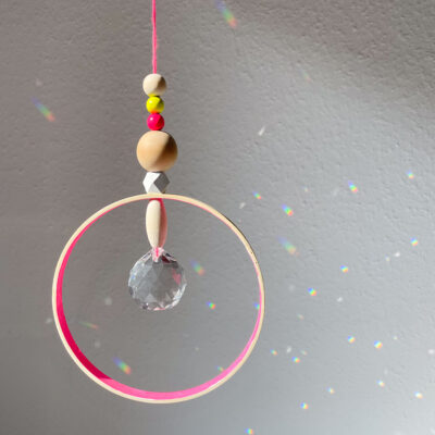 Suncatcher / Sonnenfänger NEON PINK
