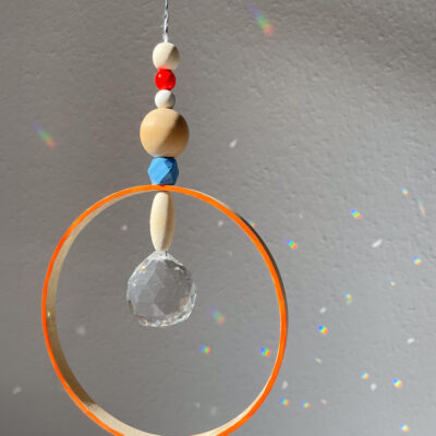 Suncatcher / Sonnenfänger NEON ORANGE