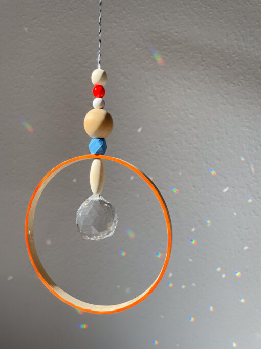 Suncatcher / Sonnenfänger NEON ORANGE