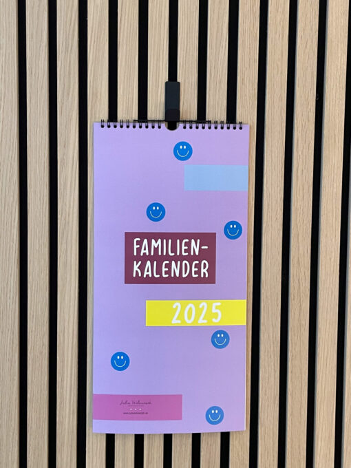 Familienkalender 2025 · 5 Spalten