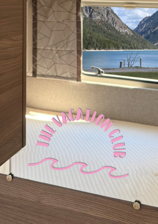 Spiegelsticker "THE VACATION CLUB"