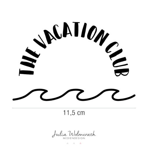 Spiegelsticker "THE VACATION CLUB" – Bild 2