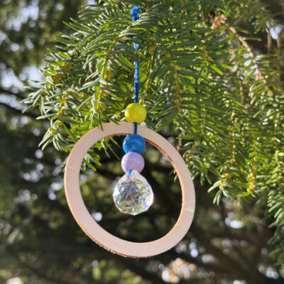 Mini-Suncatcher NEON BLAU