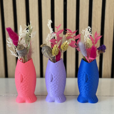 Sardinenvase Fisch 3D